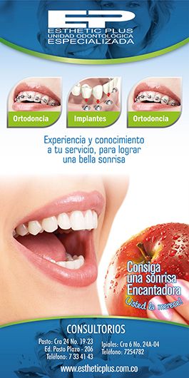 Servicio de ortodoncia, implantes dentales, diseño de sonrisa